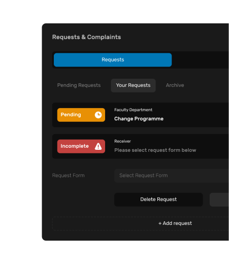 Support Console Mockup